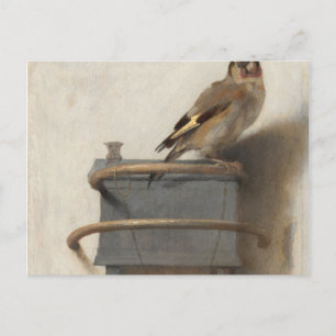 Die Goldfinch von Carel Fabritius Postkarte