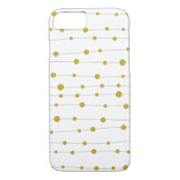 Die goldgeflochtenen Perlen sind modern und elegan