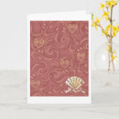 Die Goldherzen, die an Sie denken, kardieren Karte (Gelbe Blume)