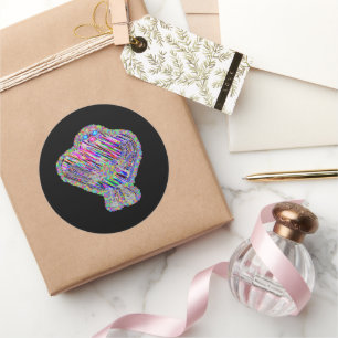 Die Golem Grogger Runder Aufkleber