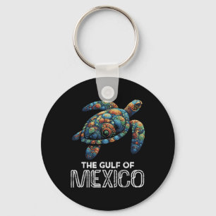 Die Golf Von Mexiko Schildkröte Farbige Mexikanisc Schlüsselanhänger
