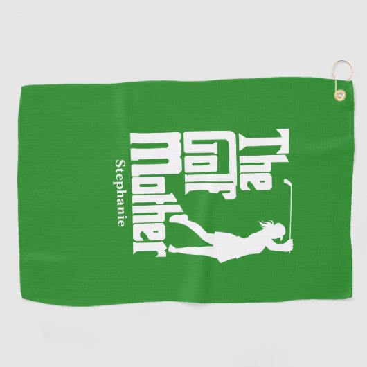 Die Golfmutter mit dem Namen Funny Golf Theme Golfhandtuch (Horizontal)