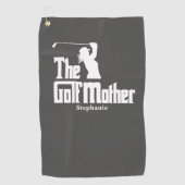 Die Golfmutter mit dem Namen Funny Golf Theme Golfhandtuch (Vorderseite)