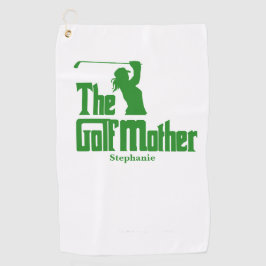 Die Golfmutter mit dem Namen Funny Golf Theme Golfhandtuch