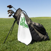 Die Golfmutter mit dem Namen Funny Golf Theme Golfhandtuch (Gras)