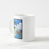 Die Golfplätze Fish Funny T-Shirts Karten und ande Kaffeetasse (Vorderseite Links)