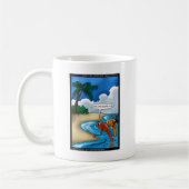 Die Golfplätze Fish Funny T-Shirts Karten und ande Kaffeetasse (Links)