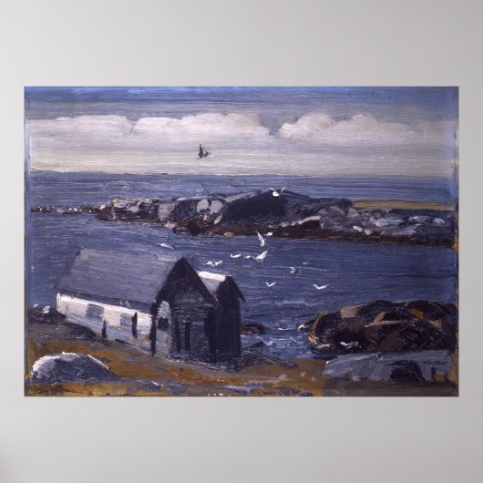 Die Golle, Monhegan von George Bellows Poster (Vorne)