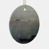 Die Gondel auf der Lagune Keramikornament (Rechts)