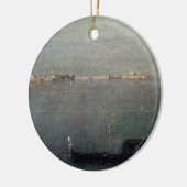 Die Gondel auf der Lagune Keramikornament (Links)