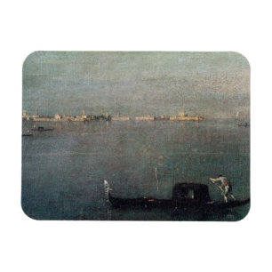 Die Gondel in der Lagune Magnet