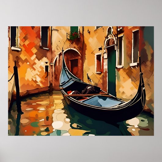 Die Gondel ohne Rahmen Poster (Vorne)