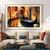 Die Gondel ohne Rahmen Poster