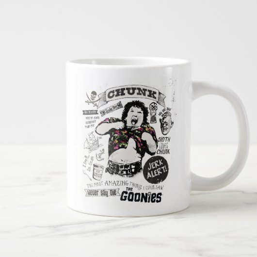 Die Goonies Chunk Retro Collage Jumbo-Tasse (Rechts)