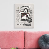 Die Goonies Chunk Retro Collage Leinwanddruck (Insitu (Wohnzimmer))