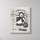 Die Goonies Chunk Retro Collage Leinwanddruck (Vorderseite)