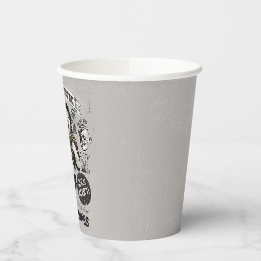 Die Goonies Chunk Retro Collage Pappbecher (Links)