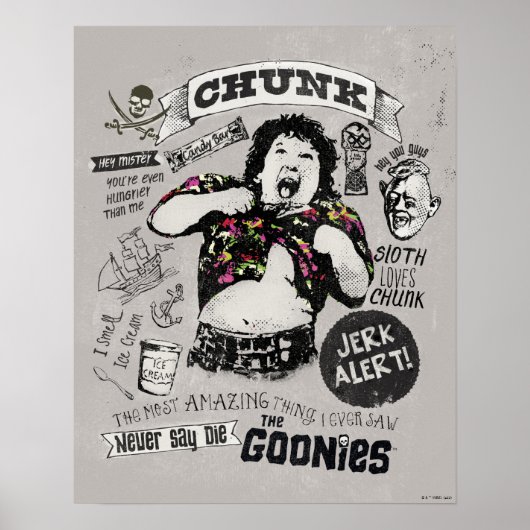 Die Goonies Chunk Retro Collage Poster (Vorne)