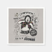 Die Goonies Chunk Retro Collage Serviette (Vorderseite)