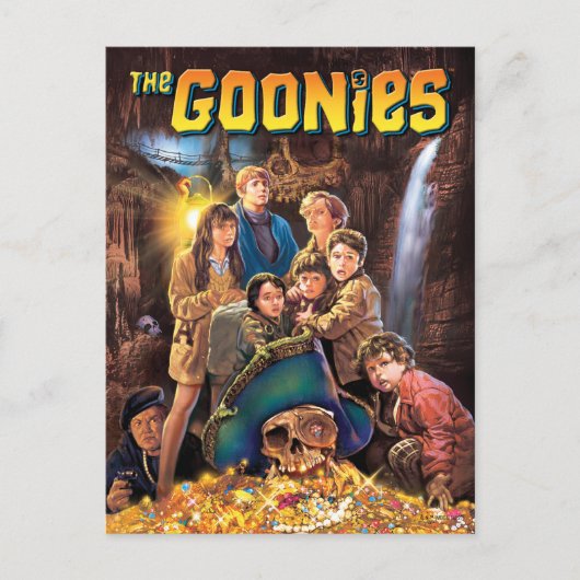 Die Goonies ein Mit Augen Schatz von Willy Postkarte (Vorderseite)
