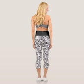 Die Goonies ein Mit Augen Willy Skull-Muster Capri Leggings (Rückseite)