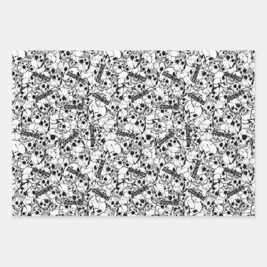 Die Goonies ein Mit Augen Willy Skull-Muster Geschenkpapier Set (Vorderseite)