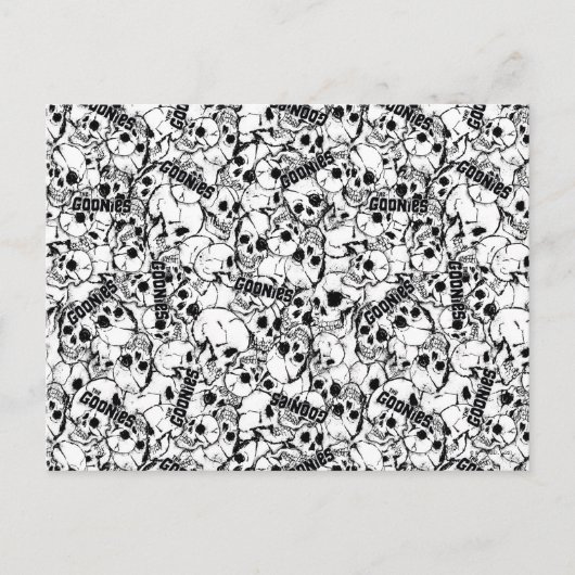 Die Goonies ein Mit Augen Willy Skull-Muster Postkarte (Vorderseite)