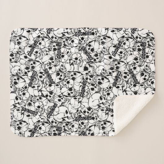 Die Goonies ein Mit Augen Willy Skull-Muster Sherpadecke (Vorderseite (Horizontal))