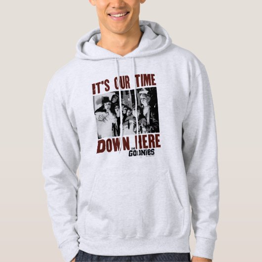 Die Goonies "Es ist unsere Zeit hier unten" Hoodie (Vorderseite)