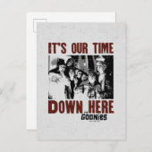 Die Goonies "Es ist unsere Zeit hier unten" Postkarte (Vorne/Hinten)