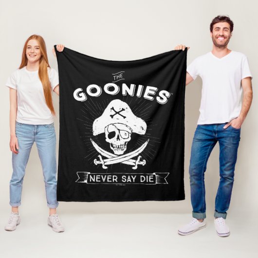 Die Goonies "Niemals sagen Die Piraten-Abzeichen Fleecedecke (Beispiel)