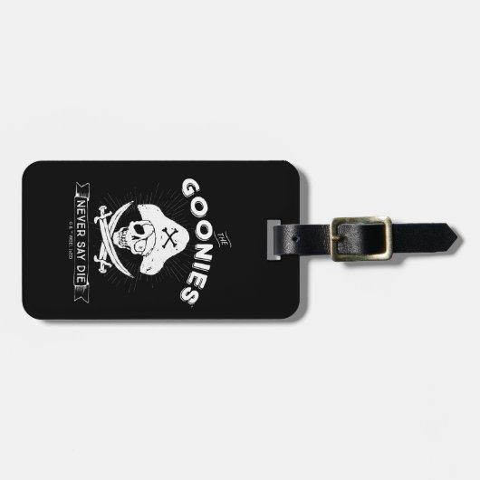 Die Goonies "Niemals sagen Die Piraten-Abzeichen Gepäckanhänger (Vorderseite horizontal)