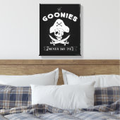 Die Goonies "Niemals sagen Die Piraten-Abzeichen Leinwanddruck (Insitu (Schlafzimmer))
