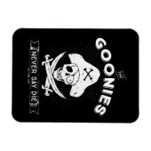 Die Goonies "Niemals sagen Die Piraten-Abzeichen Magnet (Horizontal)