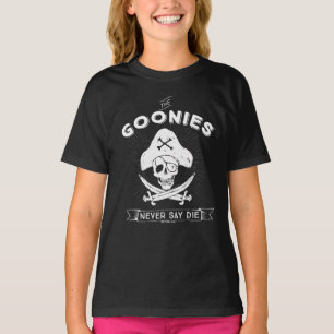 Die Goonies "Niemals sagen Die Piraten-Abzeichen T-Shirt