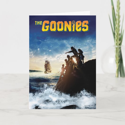Die Goonies Pirate Schiff Theatrische Kunst Karte (Vorderseite)