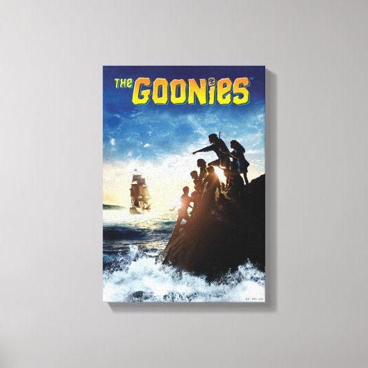 Die Goonies Pirate Schiff Theatrische Kunst Leinwanddruck (Vorderseite)