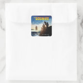 Die Goonies Pirate Schiff Theatrische Kunst Quadratischer Aufkleber (Tasche)