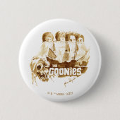 Die Goonies Pirate Schiff Wasserfarbe Grafik Button (Vorderseite)
