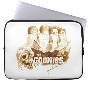 Die Goonies Pirate Schiff Wasserfarbe Grafik Laptopschutzhülle