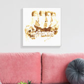 Die Goonies Pirate Schiff Wasserfarbe Grafik Leinwanddruck (Insitu (Wohnzimmer))
