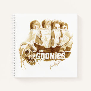 Die Goonies Pirate Schiff Wasserfarbe Grafik Notizblock