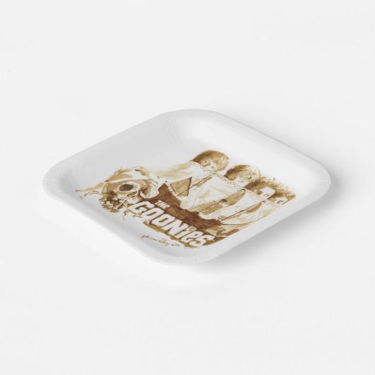 Die Goonies Pirate Schiff Wasserfarbe Grafik Pappteller (Gewinkelt)