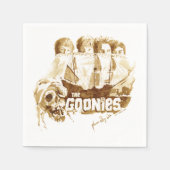 Die Goonies Pirate Schiff Wasserfarbe Grafik Serviette (Vorderseite)
