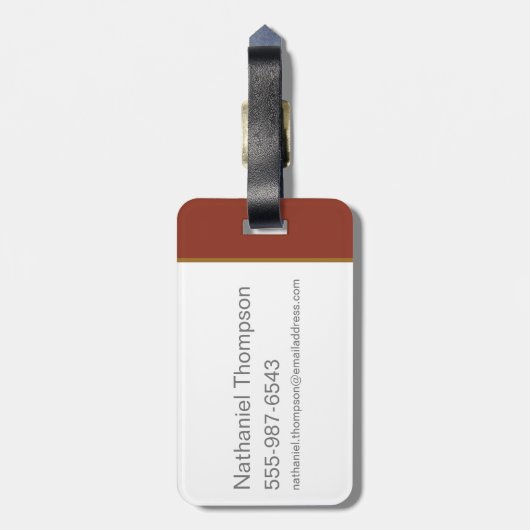 Die Goonies Pirate Ship Silhouette Graphic Gepäckanhänger (Rückseite vertikal)