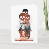 Die Goonies Pirate Ship Silhouette Graphic Karte (Vorderseite)