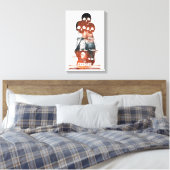 Die Goonies Pirate Ship Silhouette Graphic Leinwanddruck (Insitu (Schlafzimmer))