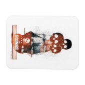 Die Goonies Pirate Ship Silhouette Graphic Magnet (Horizontal)