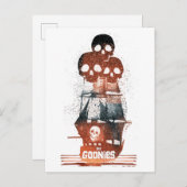 Die Goonies Pirate Ship Silhouette Graphic Postkarte (Vorne/Hinten)