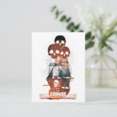 Die Goonies Pirate Ship Silhouette Graphic Postkarte (Stehend Vorderseite)